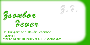 zsombor hever business card